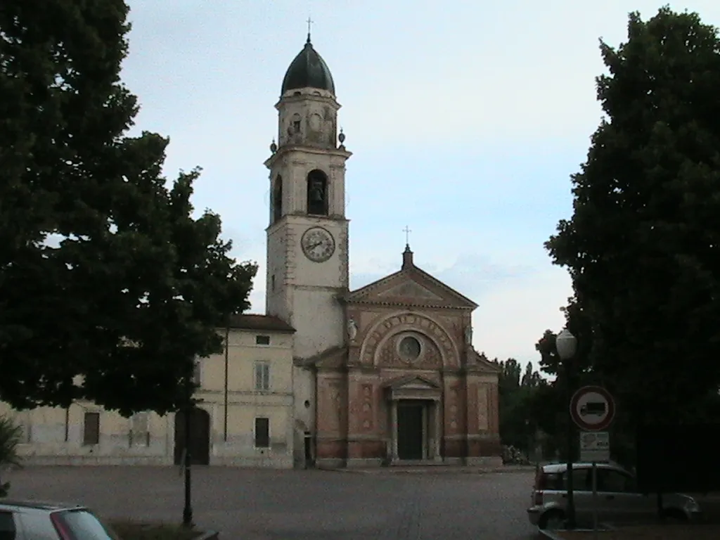 Photo showing: Pieveottoville (Zibello) - Chiesa parrocchiale collegiata di San Giovanni Battista