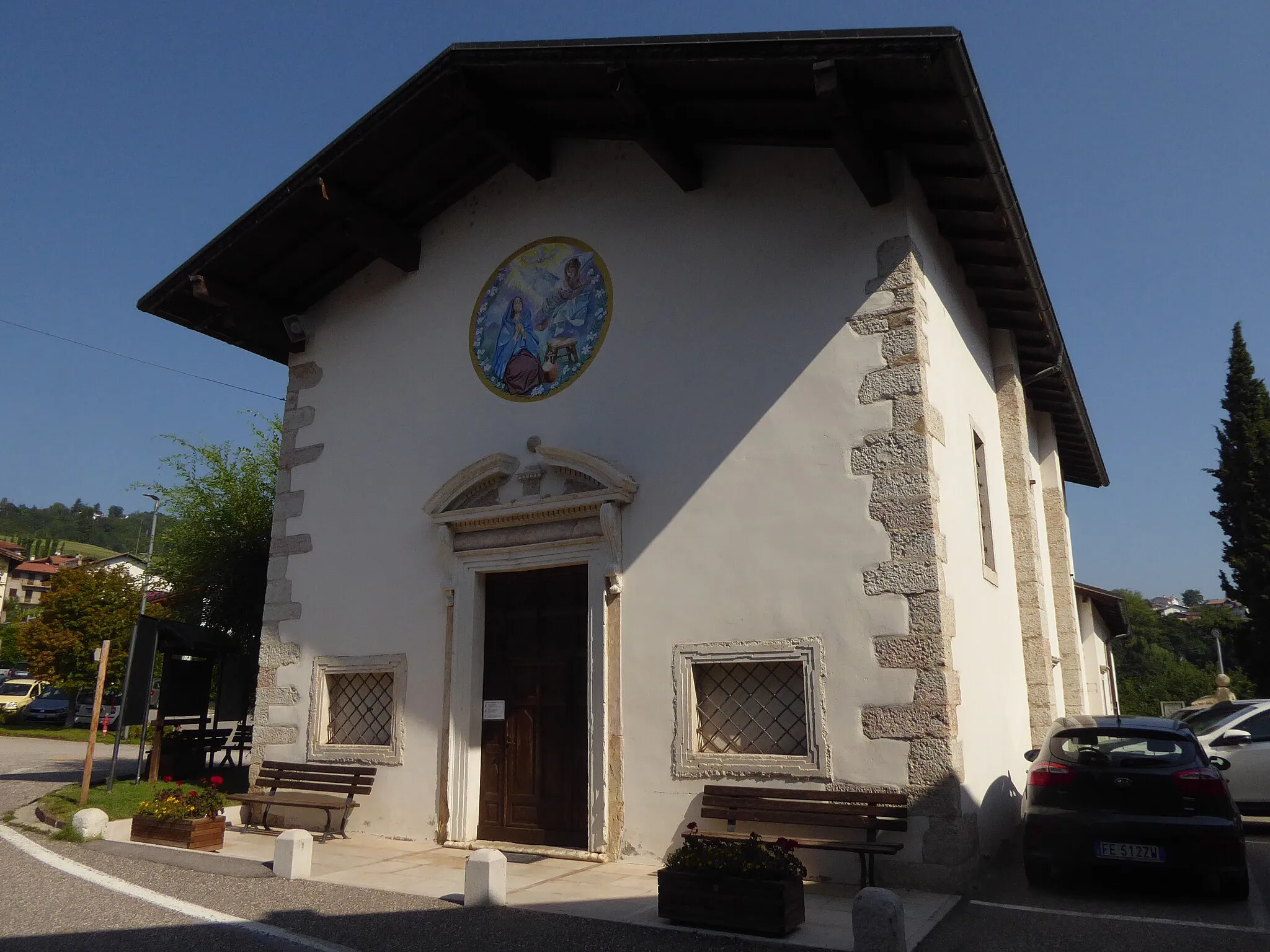 Photo showing: Cazzano (Brentonico, Trentino, Italy), Nativity of Mary church