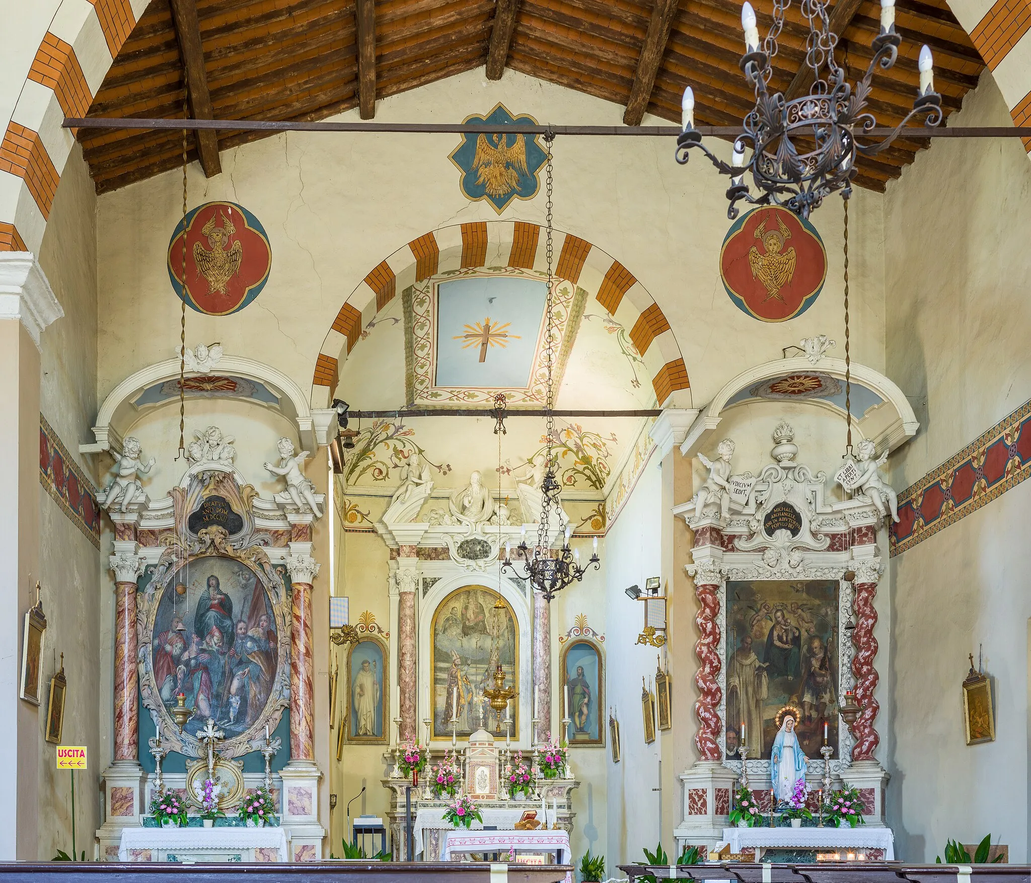 Photo showing: San Bernardo (Bernard of Clairvaux) church in Montinelle, Manerba del Garda.