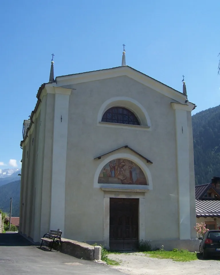 Photo showing: Church of S John the Baptist. Vezza d'Oglio, Val Camonica, Italy