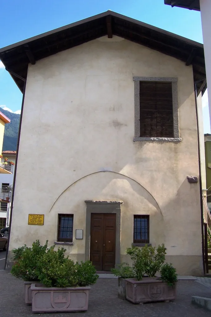 Photo showing: Oratory of the disciplines, Montecchio, Valle Camonica