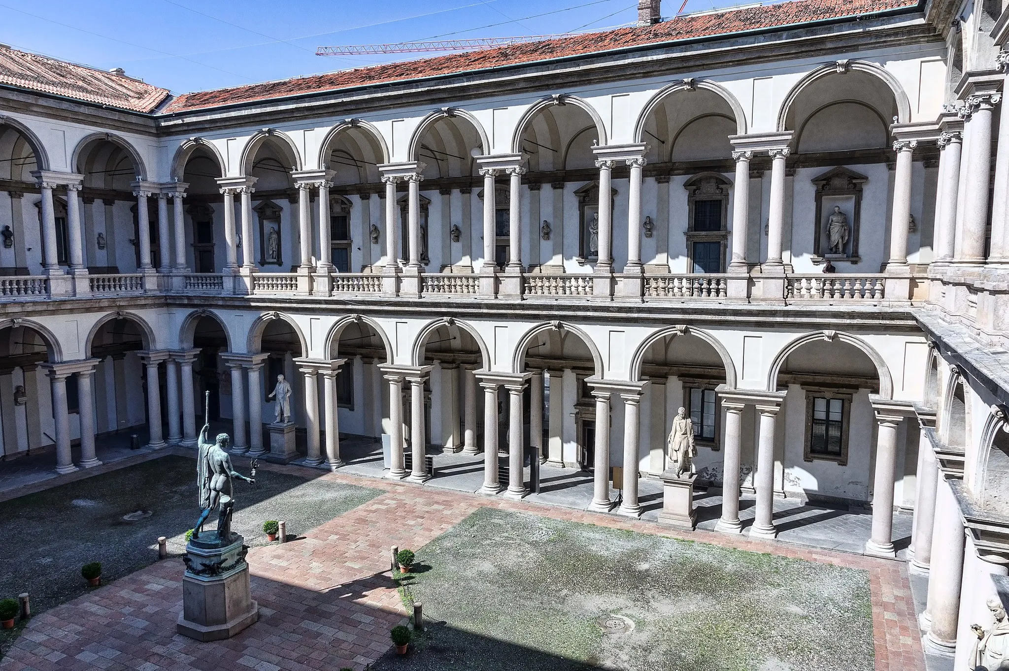 Photo showing: Milan - Pinacothèque de Brera - Cour intérieure