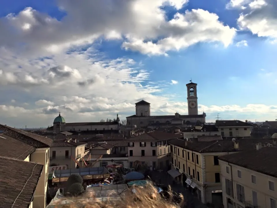 Photo showing: Vista di Chiari dall alto