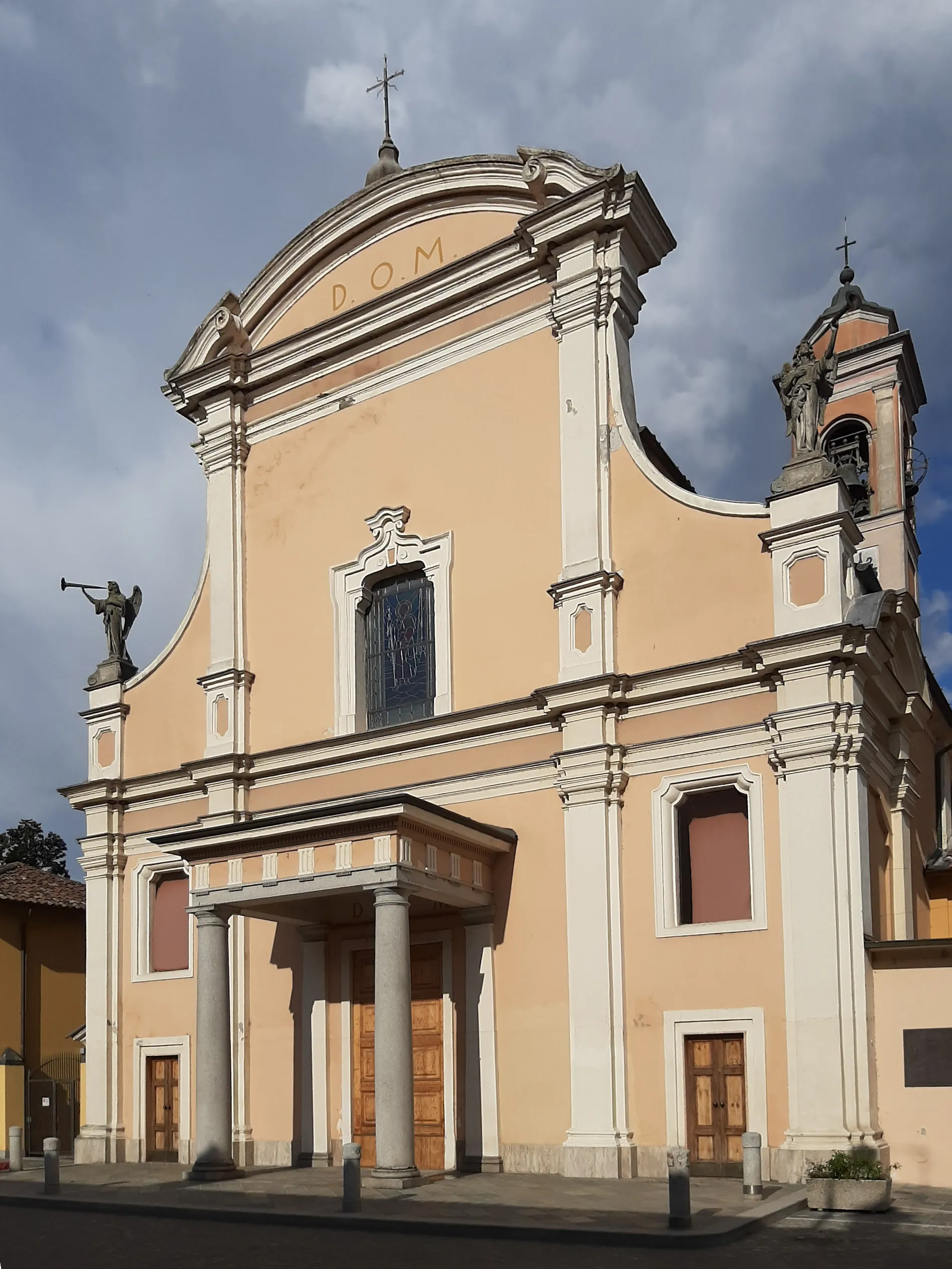 Photo showing: La chiesa parrocchiale di San Giacomo Maggiore Apostolo a Caviaga, frazione di Cavenago d’Adda.
