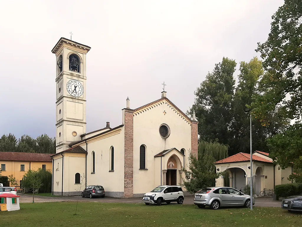 Photo showing: Il santuario di Santa Maria della Fontana a Fontana, frazione di Lodi.