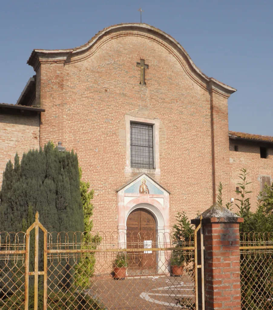 Photo showing: La chiesa parrocchiale di San Pietro Apostolo a Mezzana Casati, fraz. di San Rocco al Porto