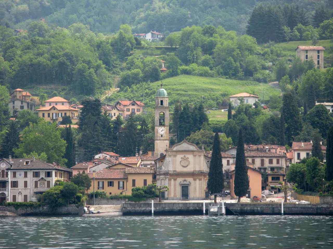 Photo showing: photo of San Giovanni of Bellagio taken by a boat