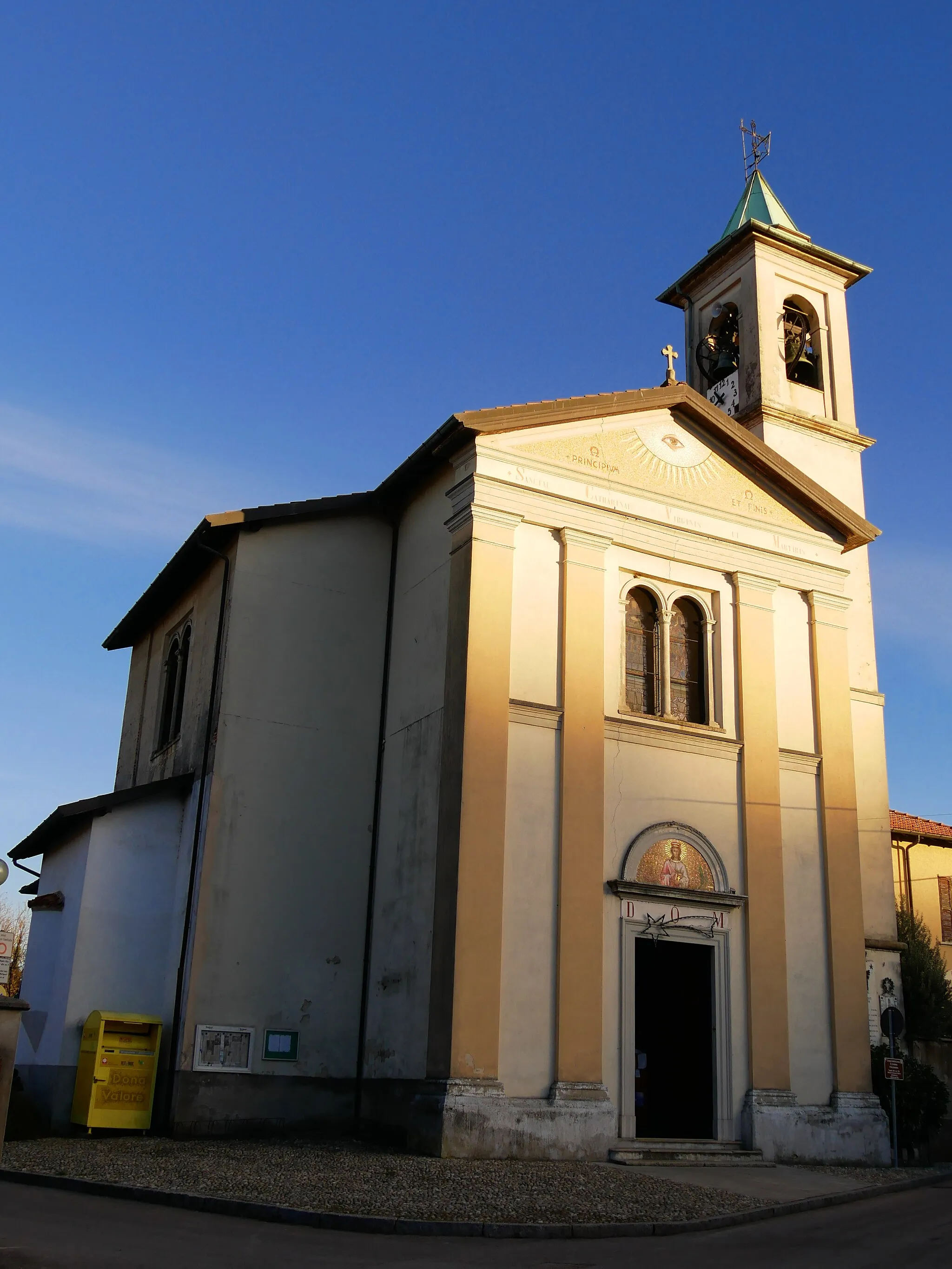 Photo showing: The church of Santa Caterina d'Alessandria was built on a pre-existing chapel in 1566.