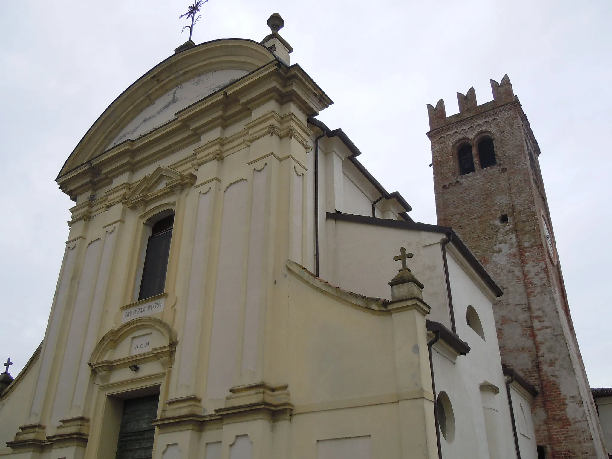Photo showing: Marcaria, frazione Canicossa, chiesa di S. Mariano.