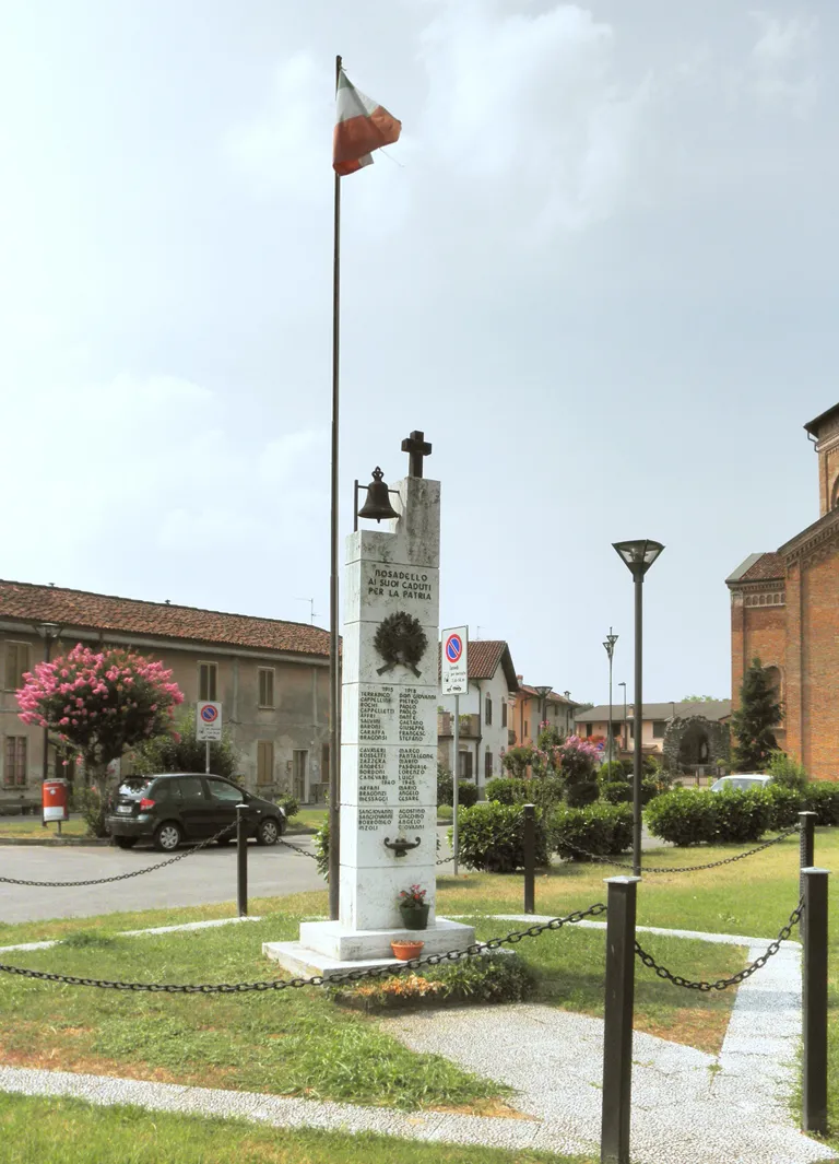 Photo showing: Monumento ai Caduti a Nosadello, fraz. di Pandino