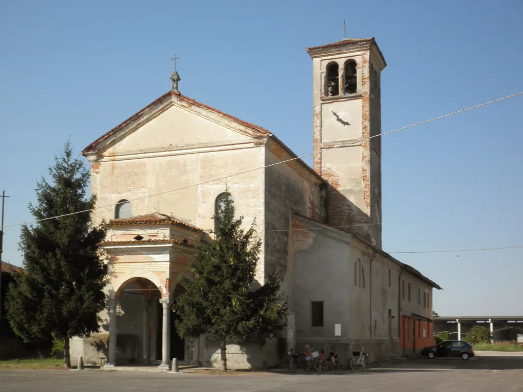 Photo showing: La chiesa di Sant’Andrea a Corte Sant’Andrea, frazione di Senna Lodigiana.