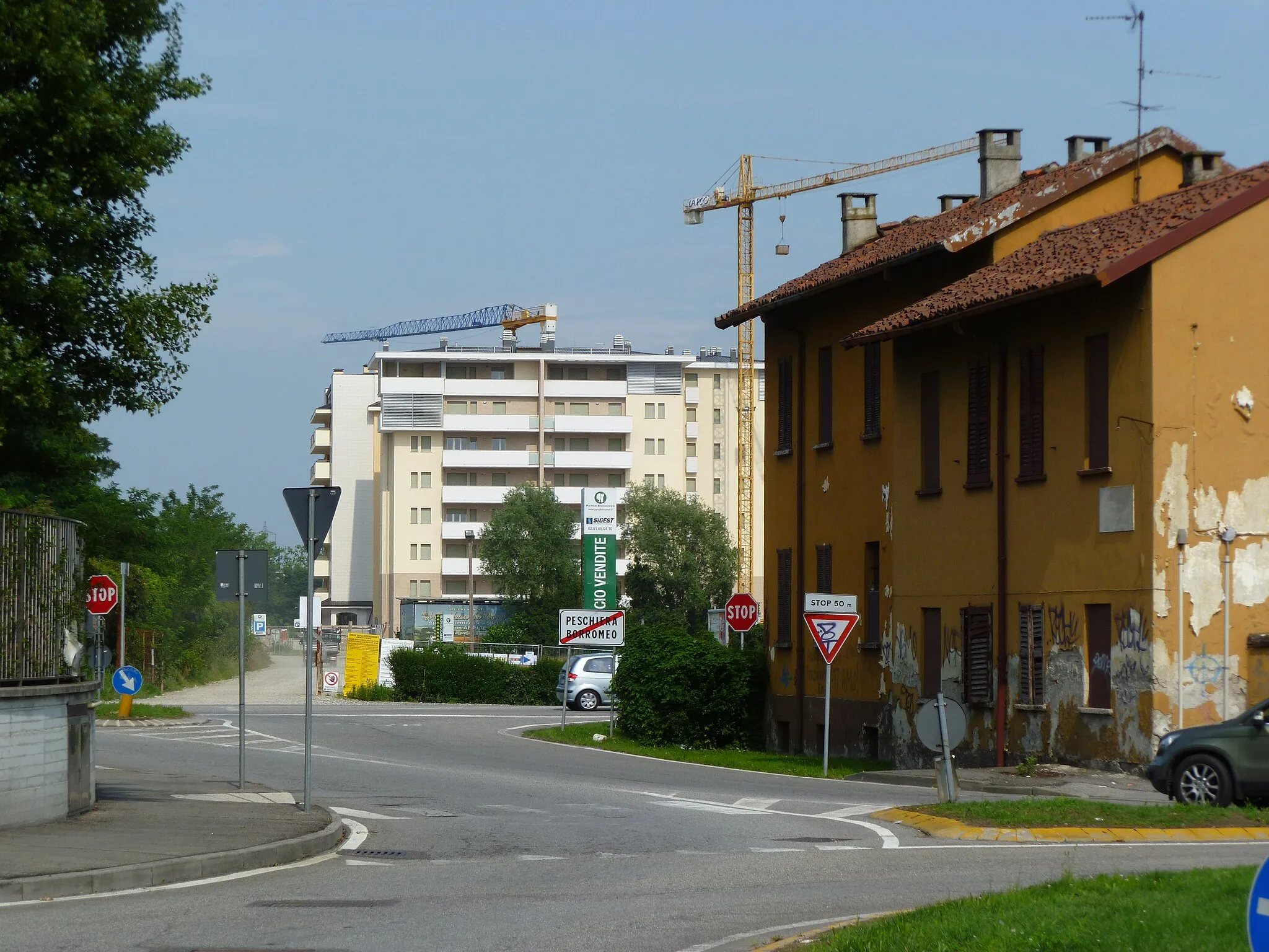 Photo showing: Bellaria vecchia e sullo sfondo la nuova Bellaria