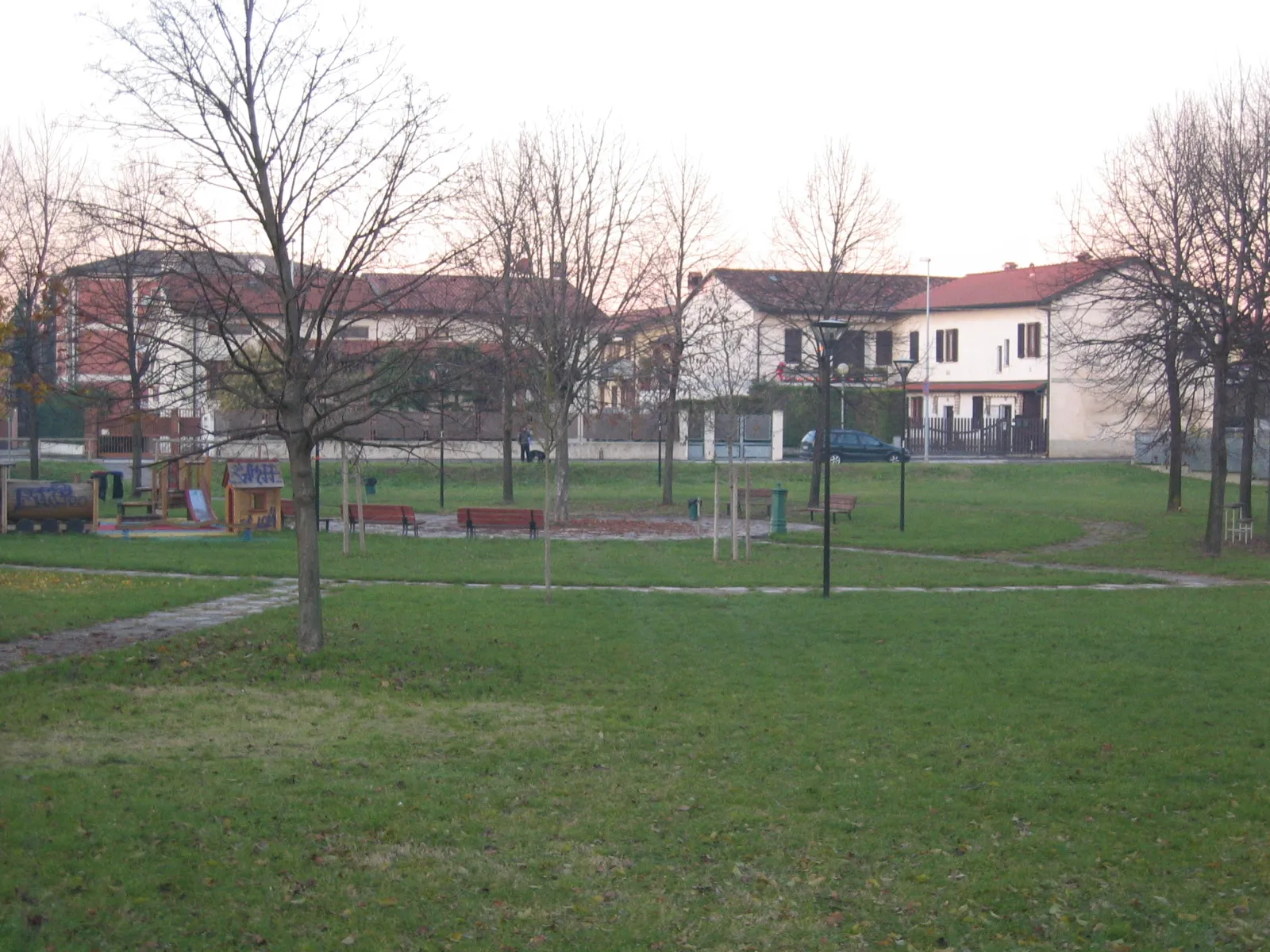 Photo showing: The biggest park of Geromina, Treviglio (Italy)