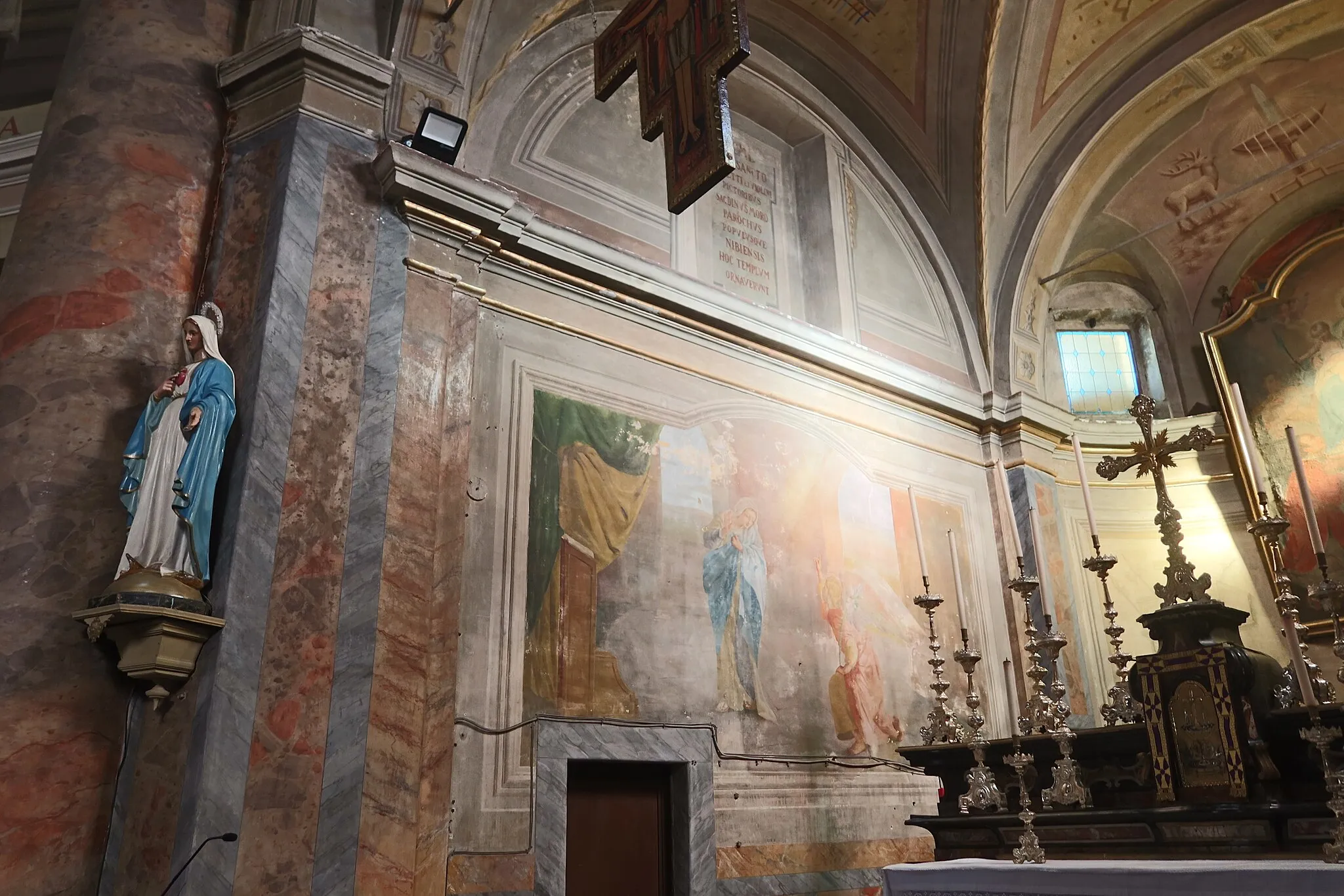 Photo showing: Nibbia Chiesa di San Lorenzo