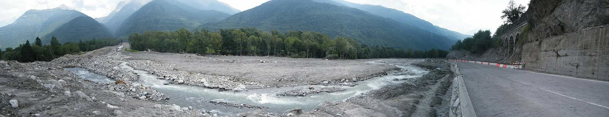 Photo showing: Torrente Rabbia - Esondazione 27 luglio 2012 - Rino di Sonico