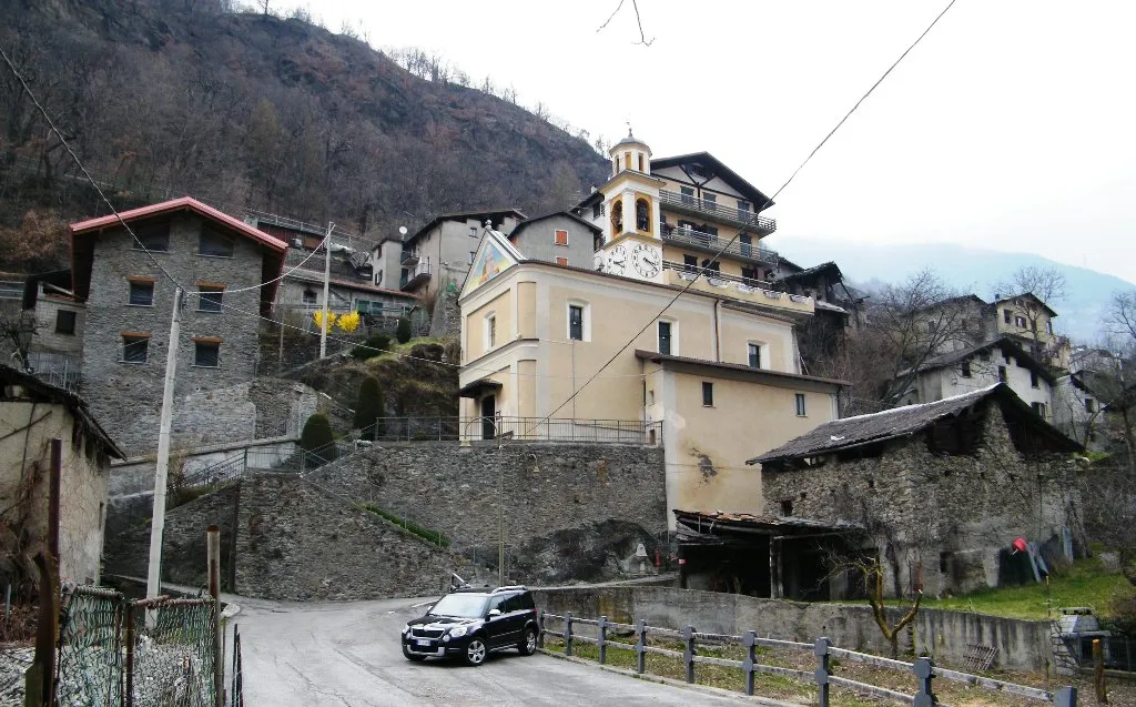 Photo showing: Church of St John the Baptist. Lombro. Corteno Golgi.