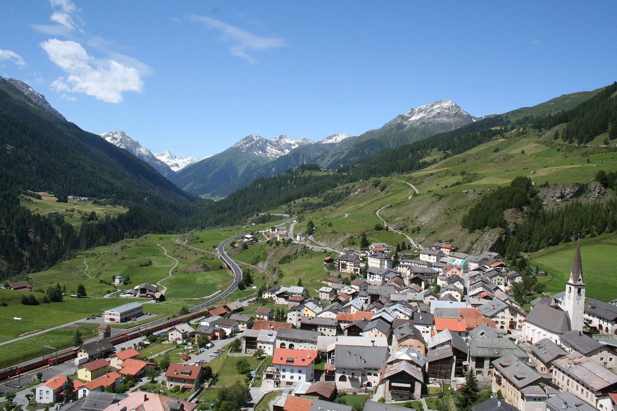 Photo showing: Ardez, Blick nach Norden