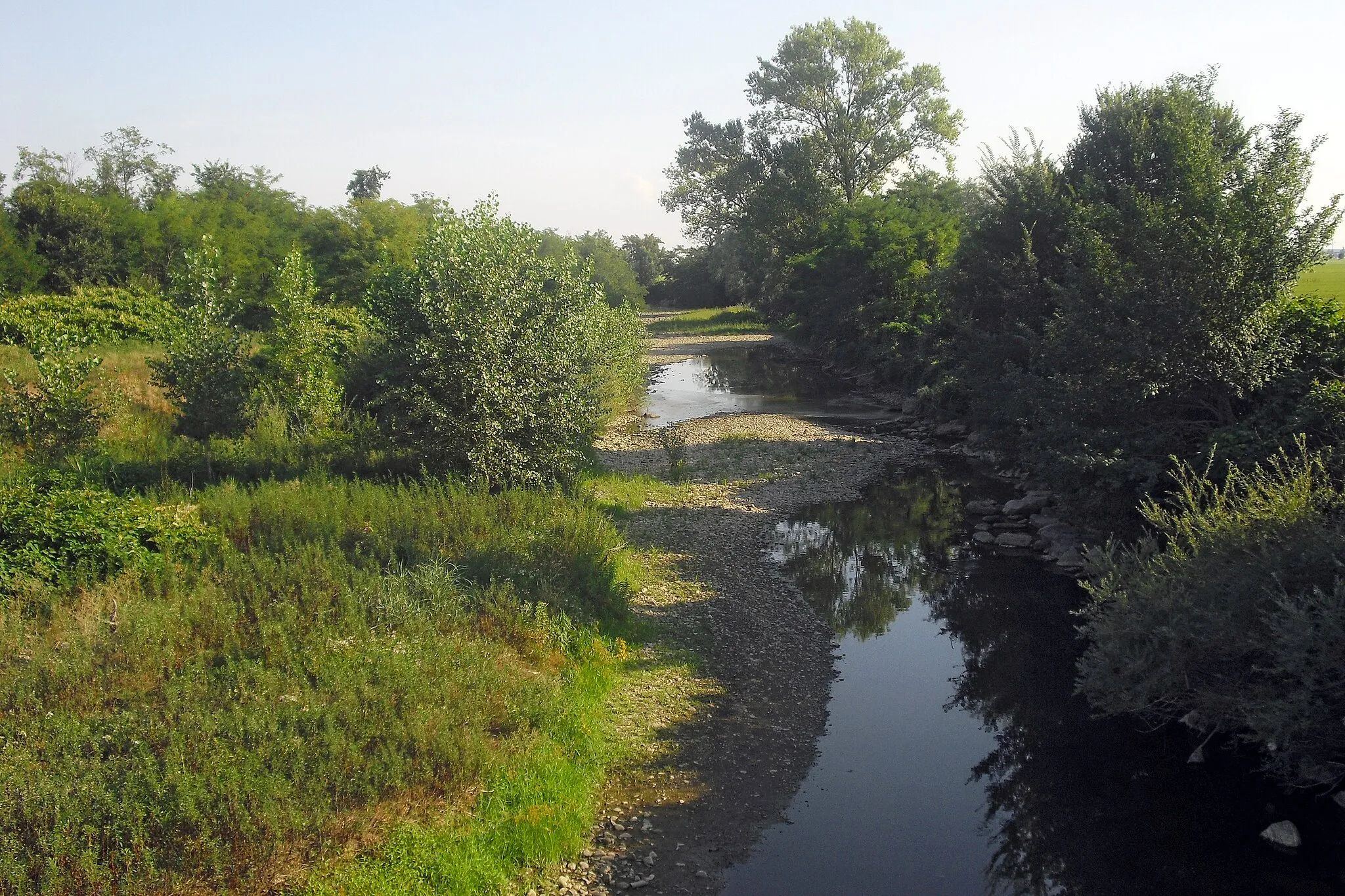 Photo showing: Agogna creek near Morghengo