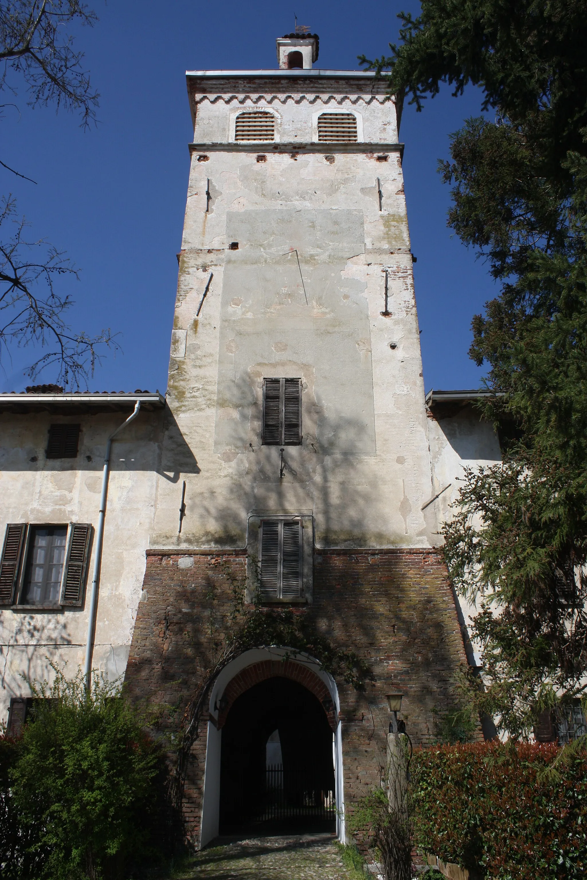 Photo showing: Il castello di Agnellengo a Momo, in provincia di Novara.