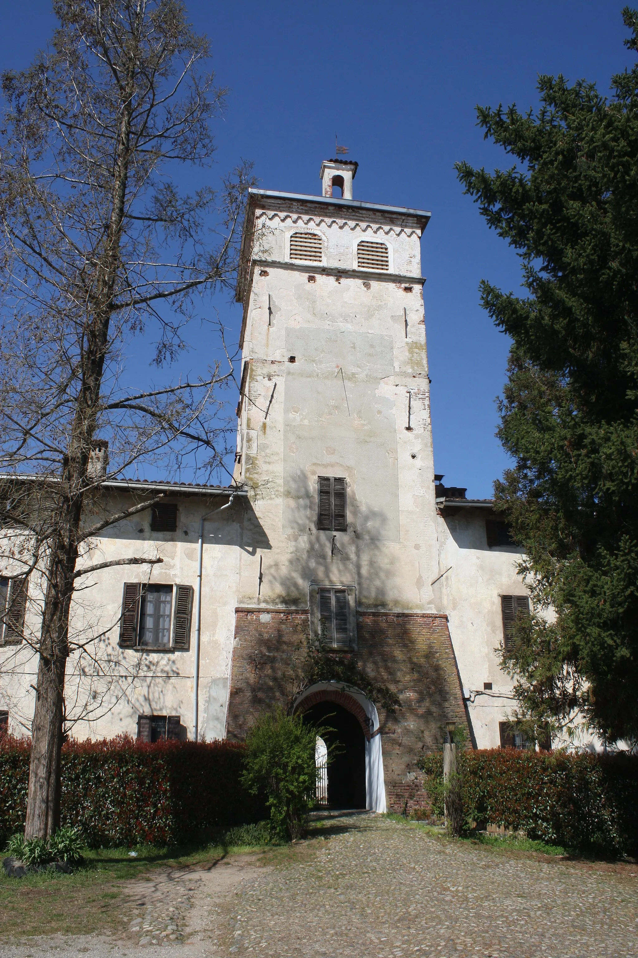 Photo showing: Il castello di Agnellengo a Momo, in provincia di Novara.