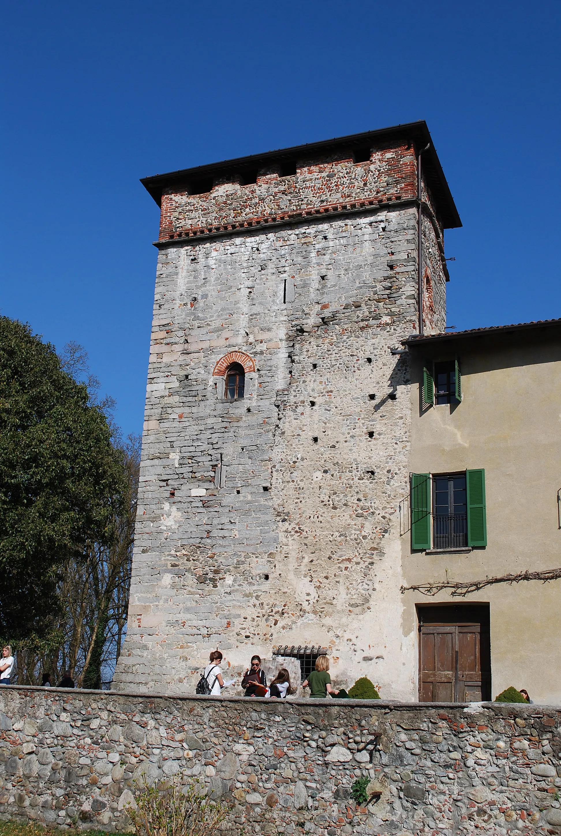 Photo showing: Castello Visconteo di Castelletto sopra Ticino, torrione