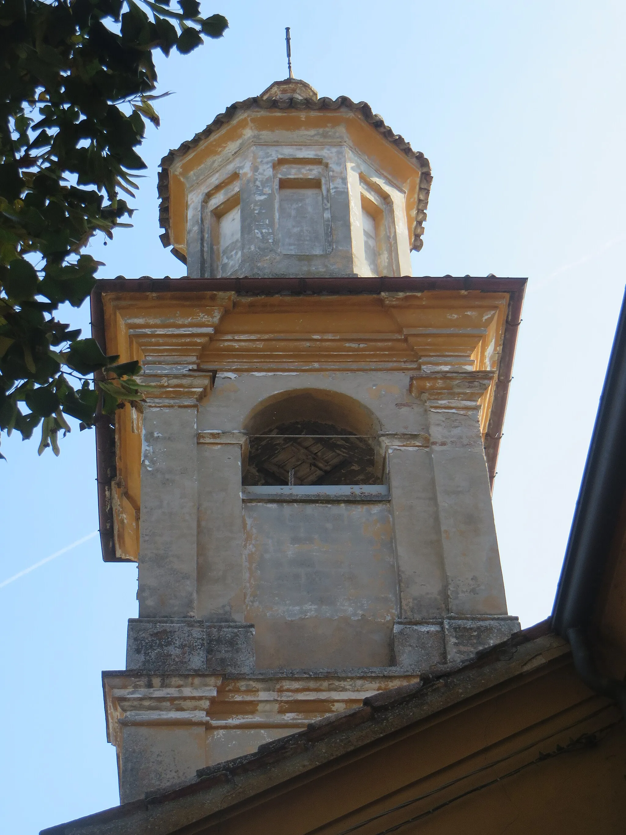 Photo showing: San Secondo Parmense Saint Peter Church steeple