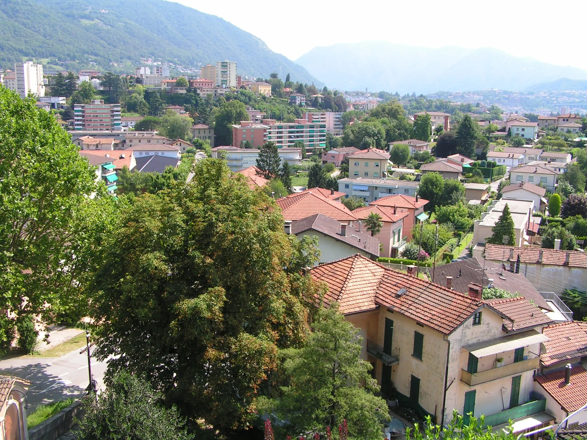 Photo showing: Paese di S. Antonio Balerna