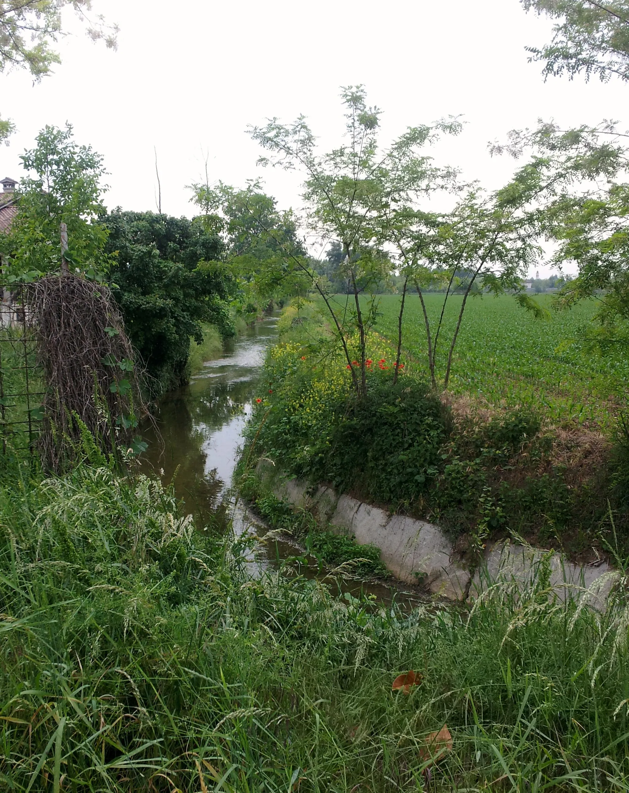 Photo showing: Naviglio Cerca all'ingresso della frazione Piffione di Borgosatollo