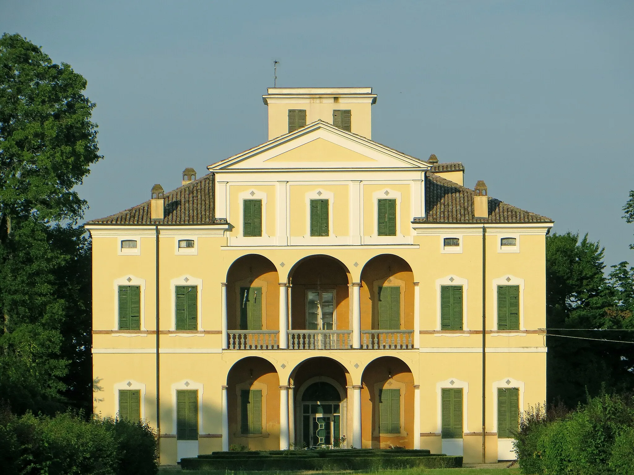 Photo showing: Villa Simonetta (Porporano, Parma) - facciata ovest