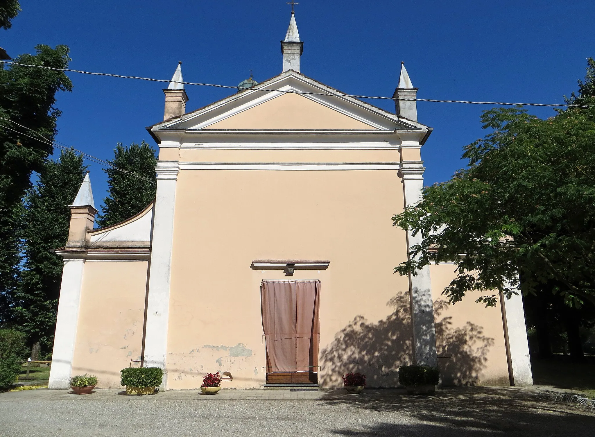 Photo showing: Chiesa di Sant'Amatore (Ronco Campo Canneto, Sissa Trecasali) - facciata