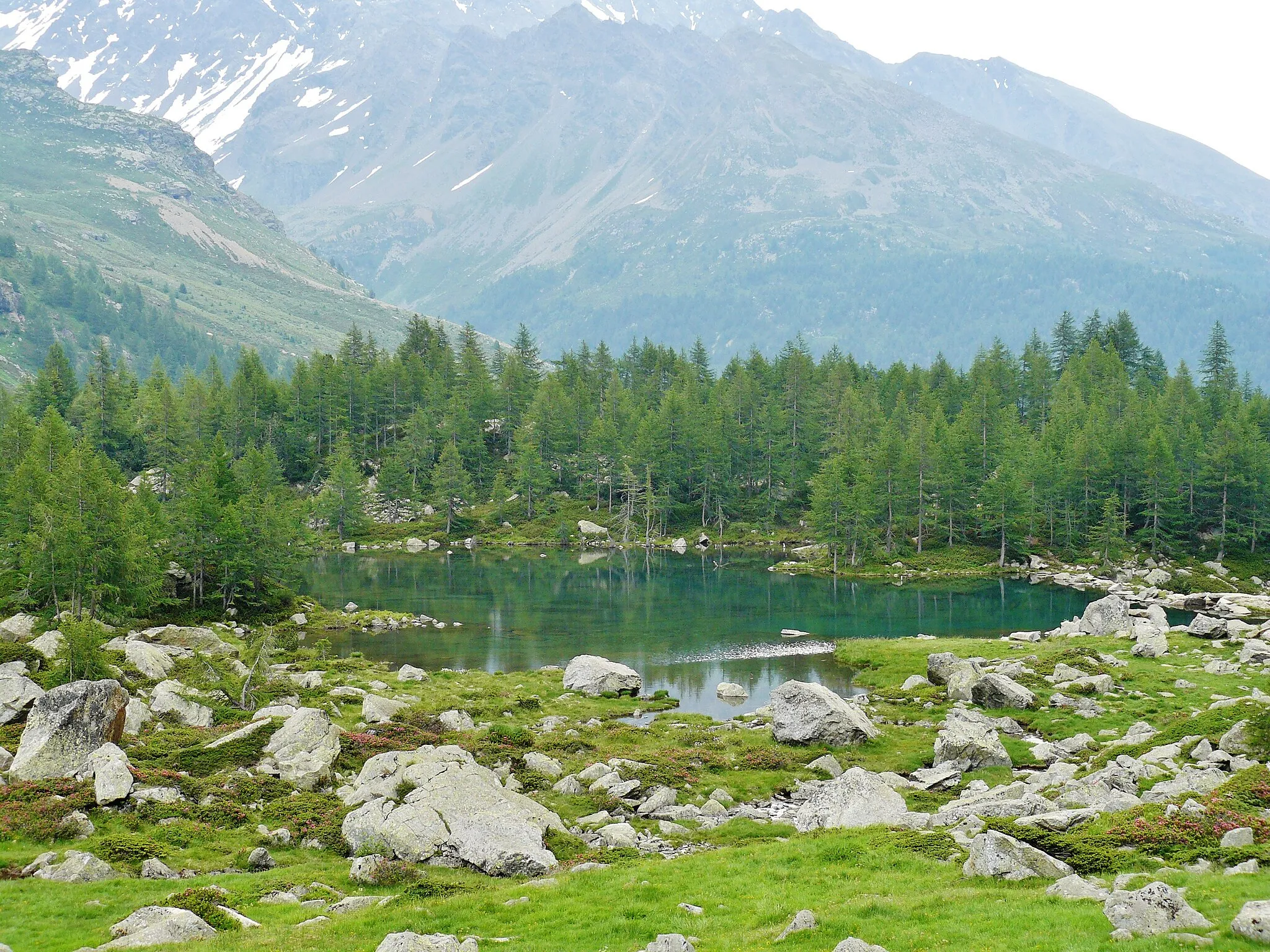 Photo showing: From Passo di Verva to Grosio (Lago Acque Sparse)