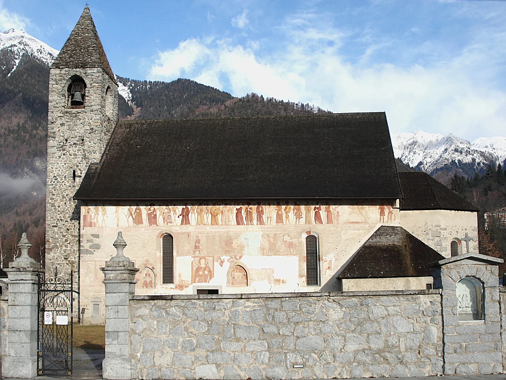 Photo showing: Saint Stefan church, Pinzolo, Province of Trento