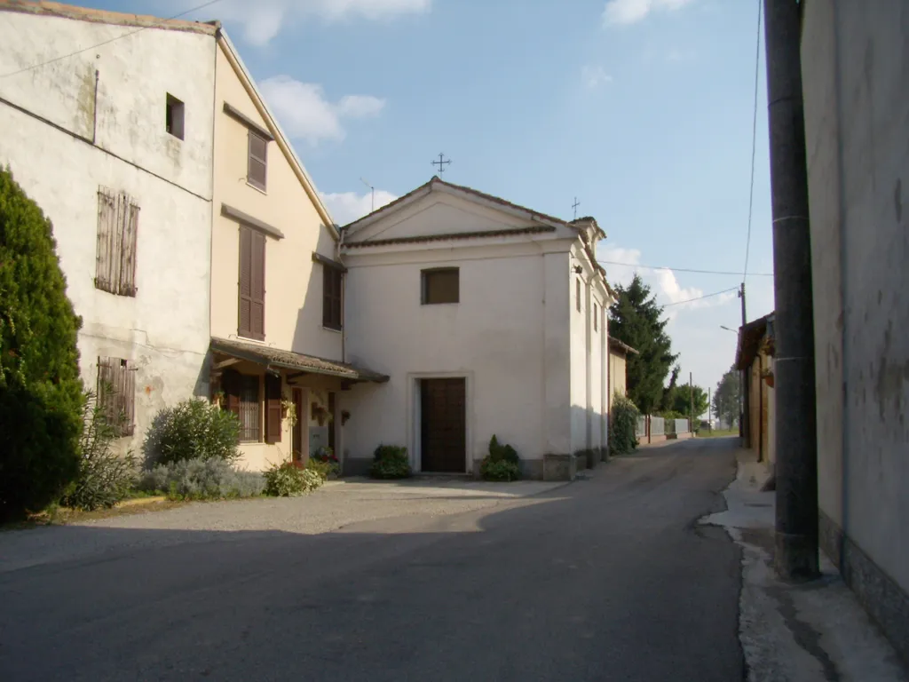Photo showing: La chiesina di Ca’ de’ Bolli, località nel comune di San Martino in Strada.