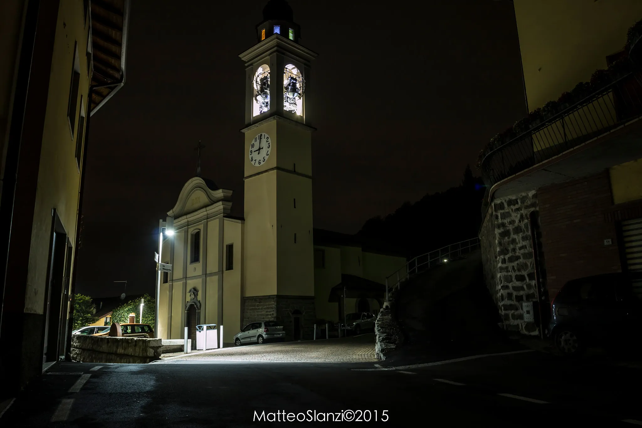 Photo showing: 500px provided description: La piazza del piccolo paesino di Astrio (BS) durante una fredda serata di ottobre. [#city ,#night ,#500px ,#canon ,#photography ,#tamron ,#sigma ,#lombardia ,#canonlens ,#notte ,#manfrotto ,#brescia ,#vallecamonica ,#astrio]