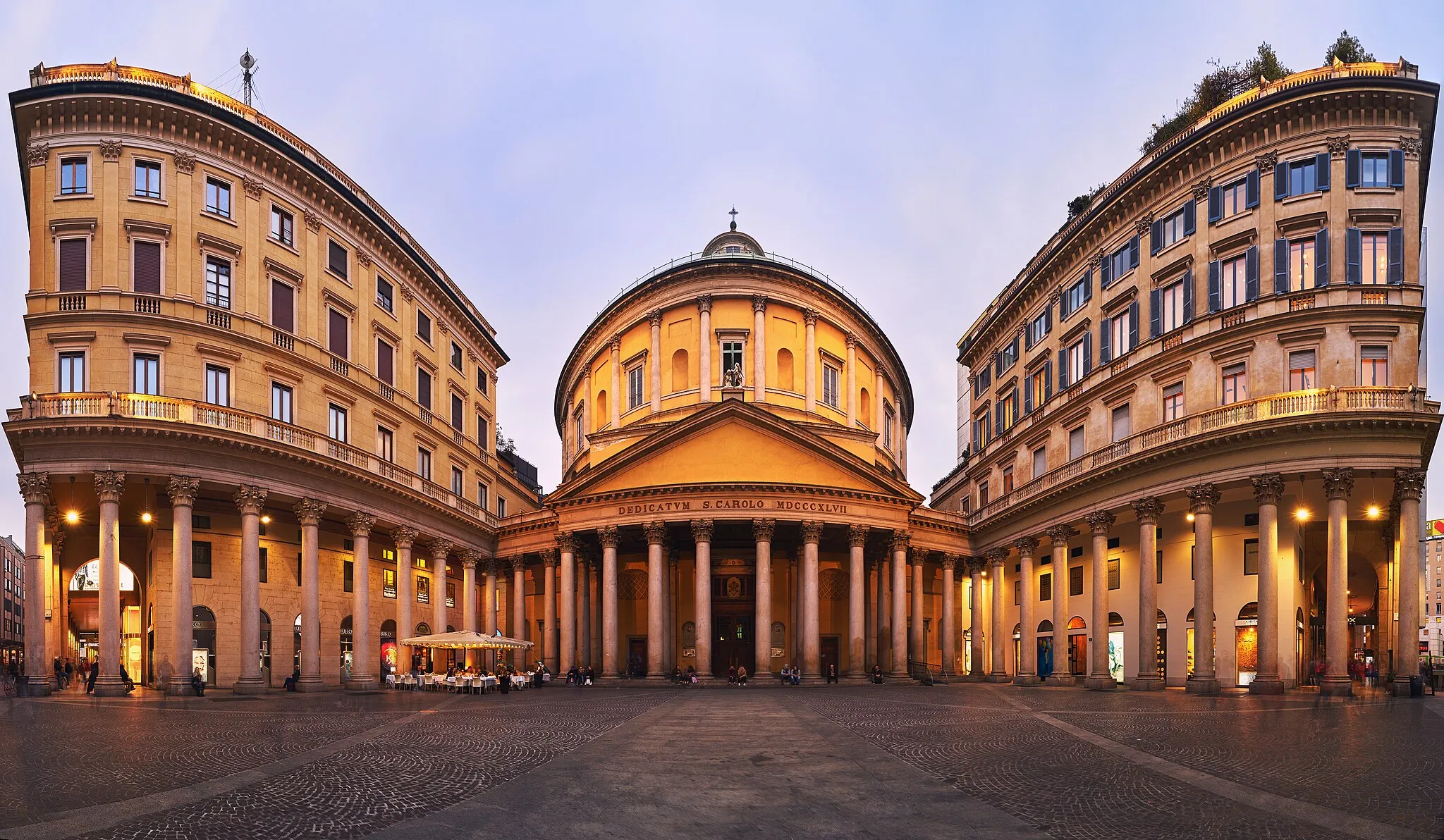 Photo showing: Basilica of San Carlo al Corso