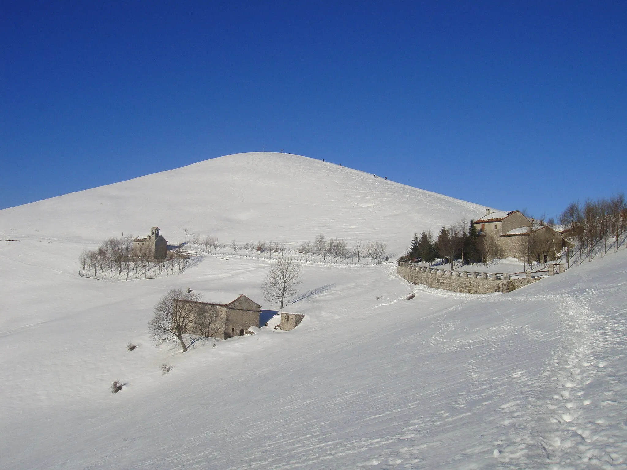 Photo showing: Monte Linzone, Bergamo. Veduta invernale.