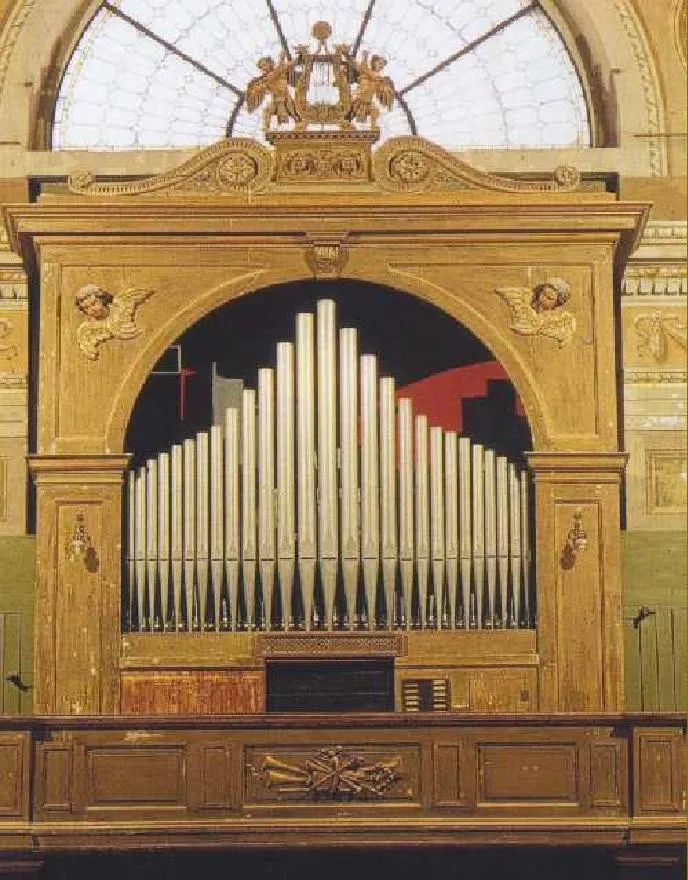 Photo showing: Guanzate Santa Maria Assunta organo Prestinari