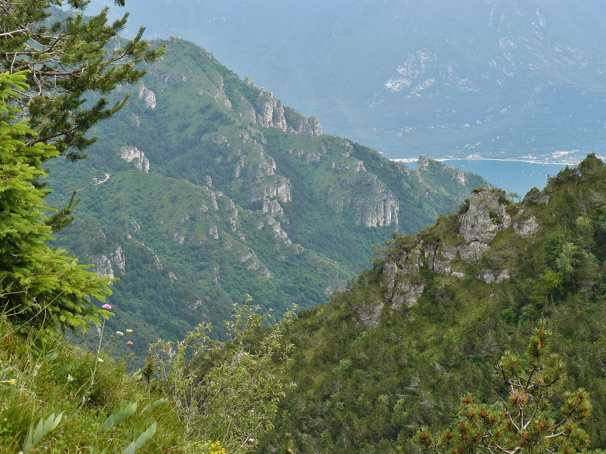 Photo showing: View to Lago di Garda, Gardasee