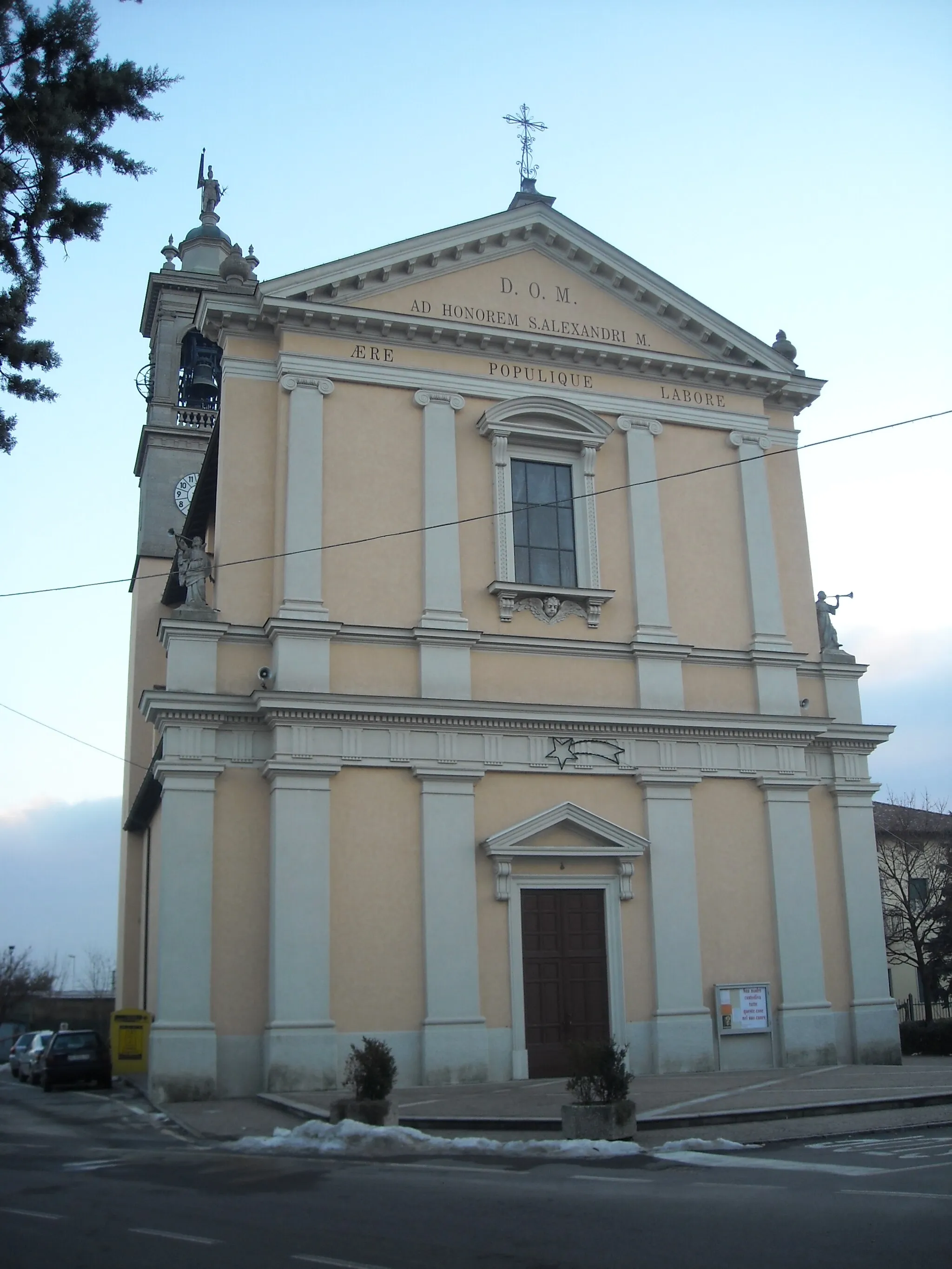 Photo showing: Church of St. Alexander, Prezzate, Mapello, Bergamo, Italy
