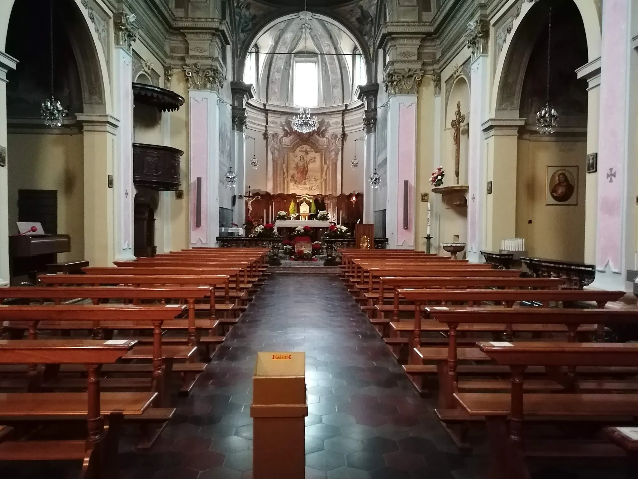 Photo showing: L'interno della chiesa di Santa Margherita a Remondò (Gambolò).