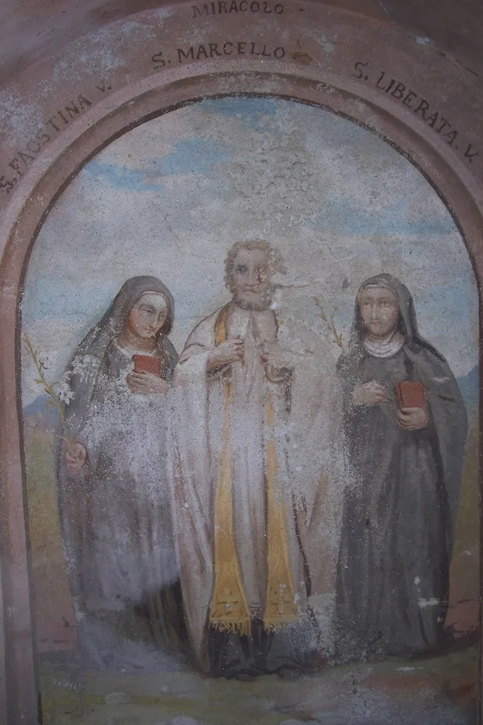 Photo showing: S. Faustina, St Marcello, St Liberata, Church of st Faustina and Liberata, Capo di Ponte, Italia