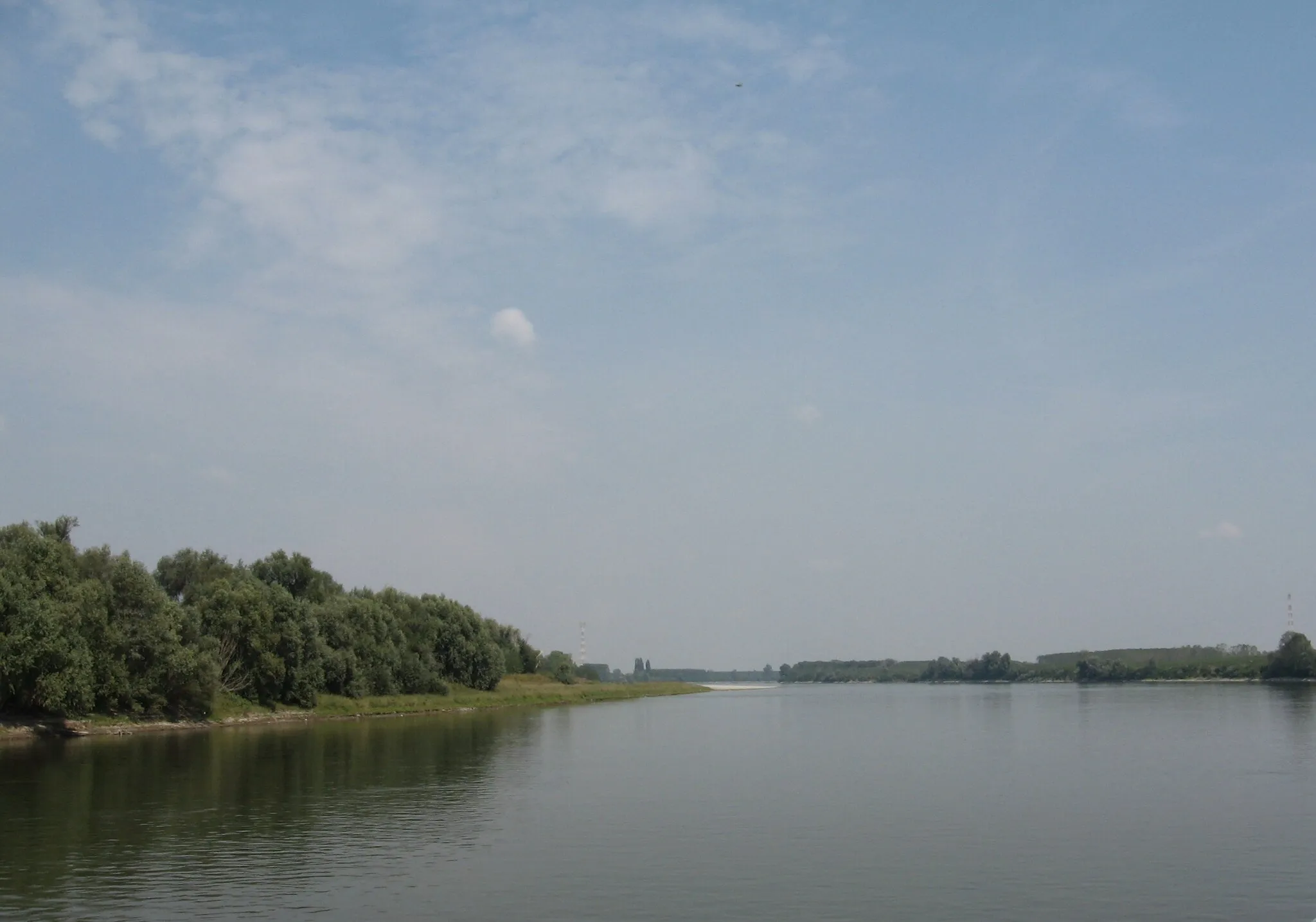 Photo showing: Po river from a boat