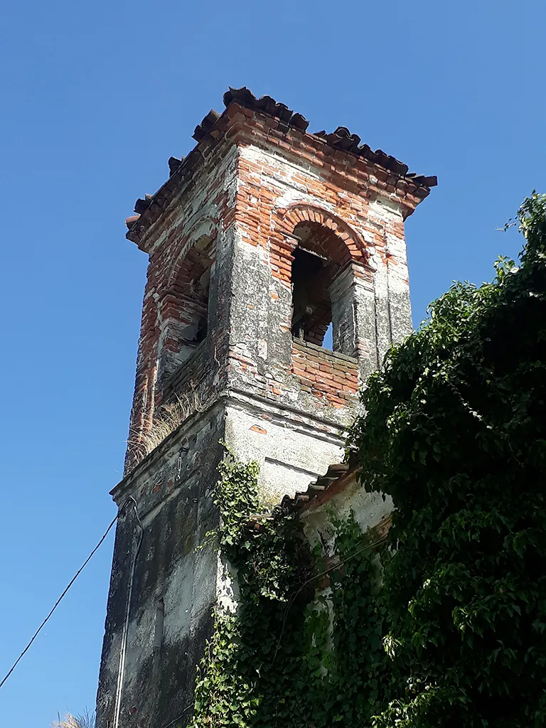 Photo showing: Il campanile dell’oratorio della Beata Vergine Assunta a Cà dell’Acqua, frazione di Borgo San Giovanni.