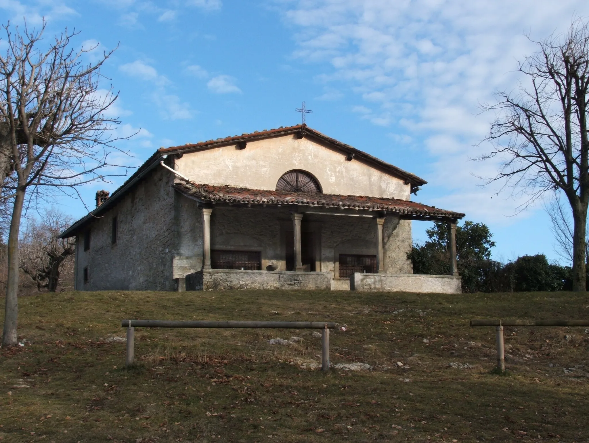 Photo showing: Ponteranica - Bergamo - Lombardy - Italy - St. mark's church on Maresana Hill 546 AMSL