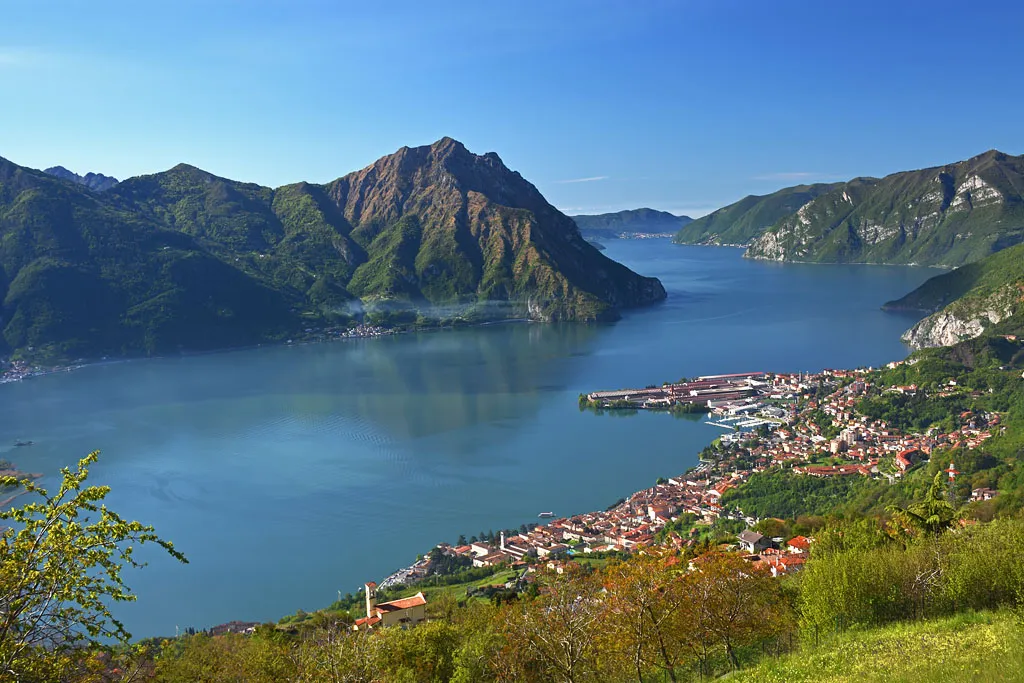 Photo showing: Lake Iseo and Lovere from Ceratello