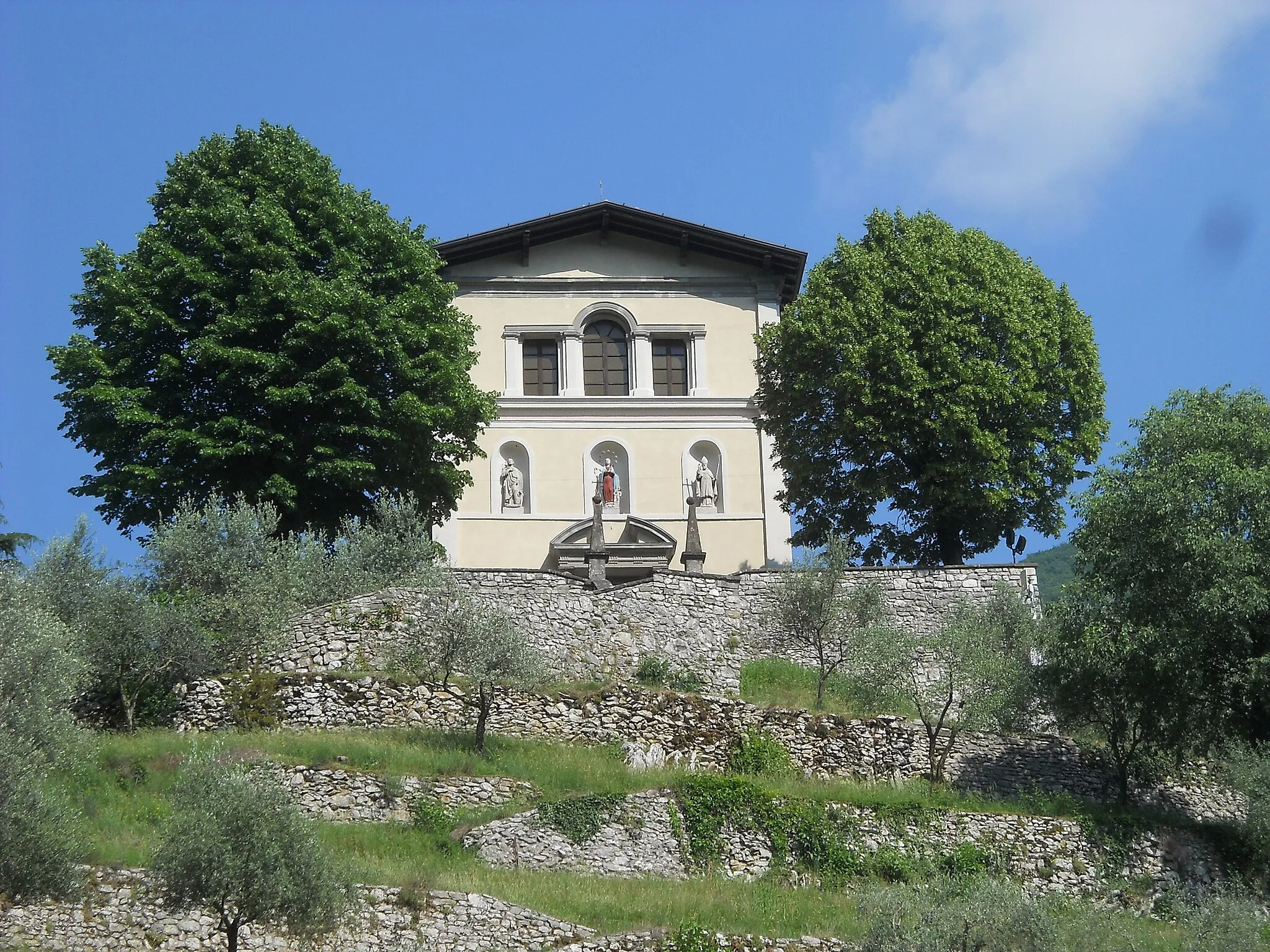 Photo showing: santuario dell'Assunta di monte Oliveto presso Adrara San Martino