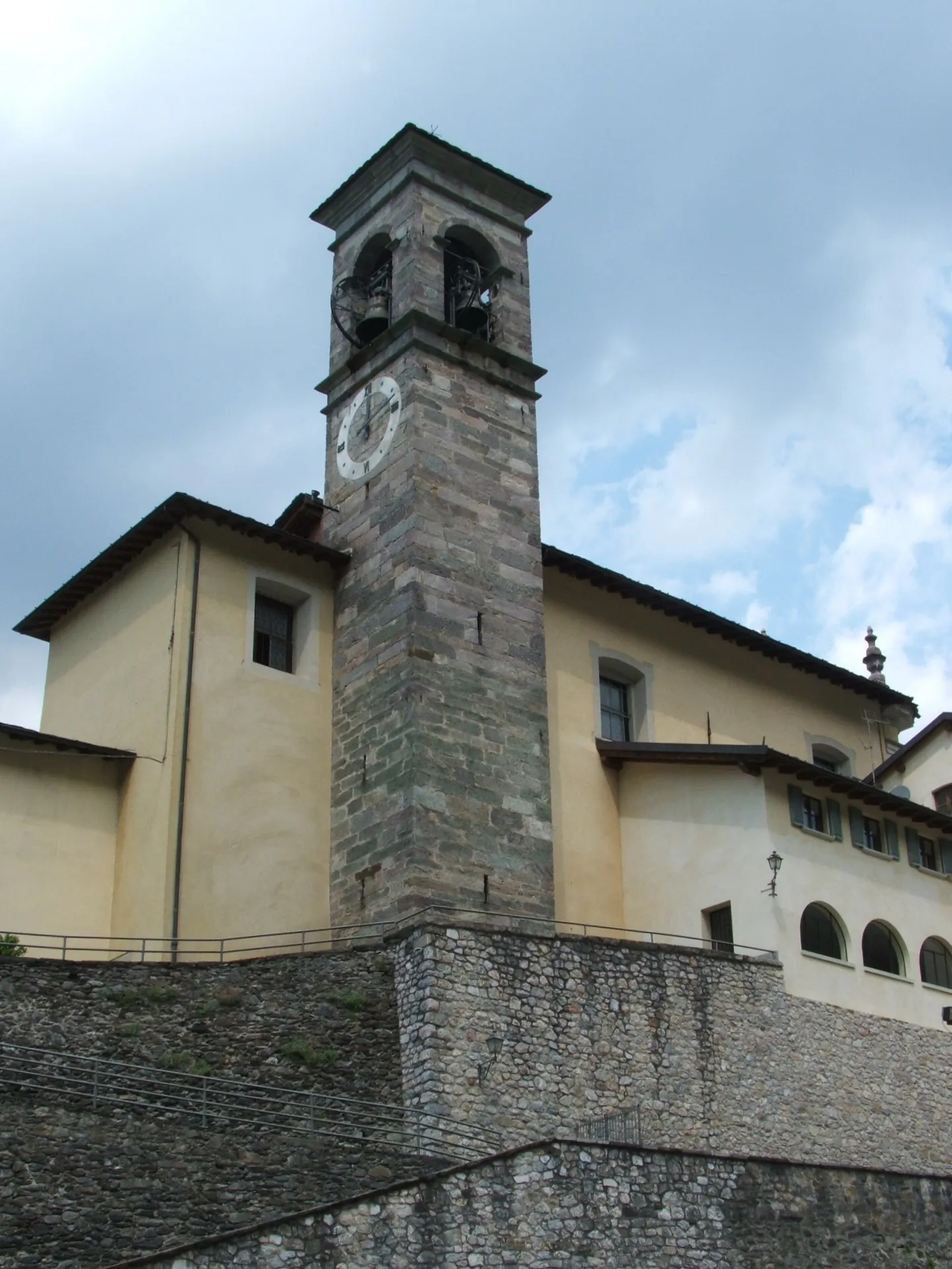 Photo showing: Branzi (BG), Lombardy, Italy - Church tower