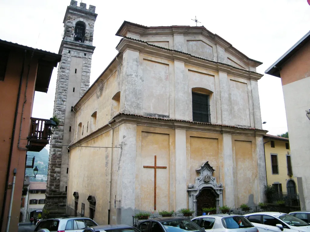 Photo showing: Church of St Lawrence. Angolo Terme.