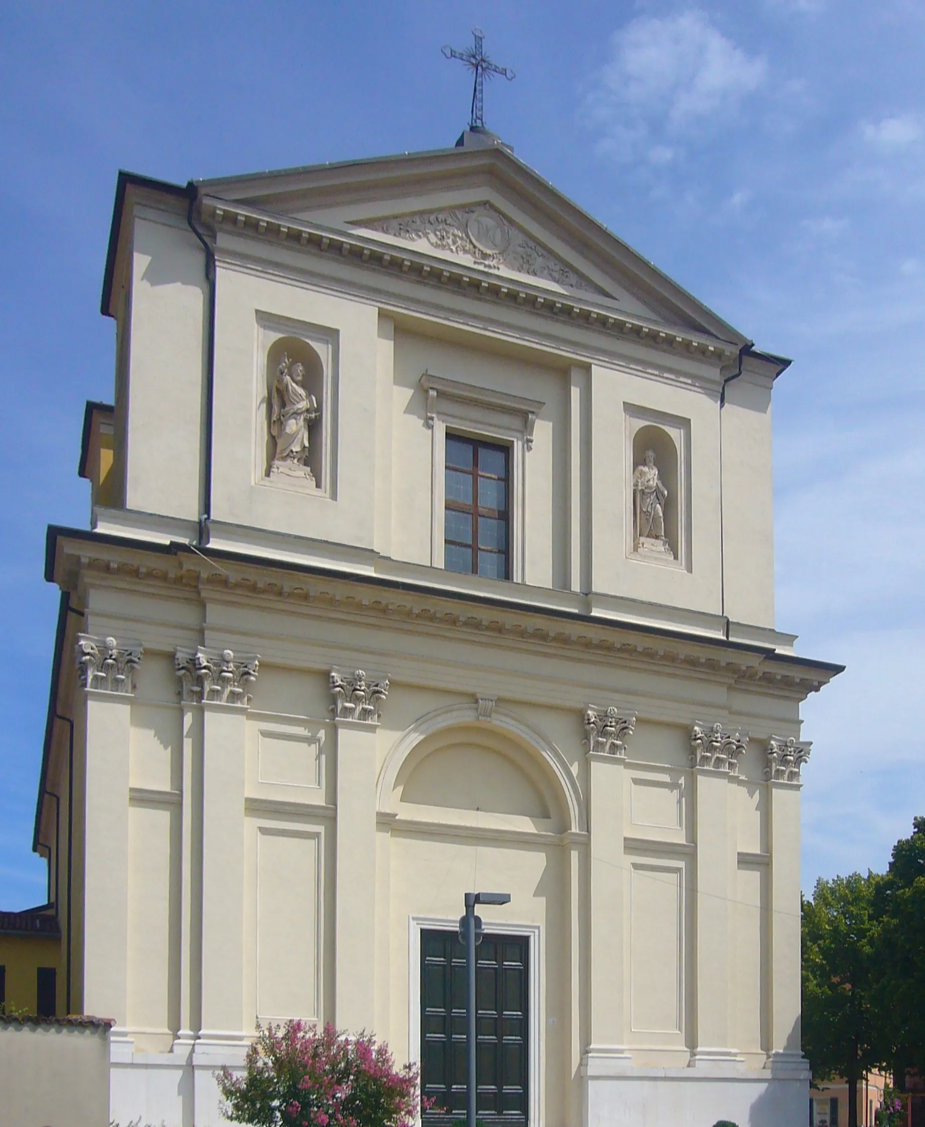 Photo showing: La chiesa di Santa Maria Assunta a Muscoline (BS)