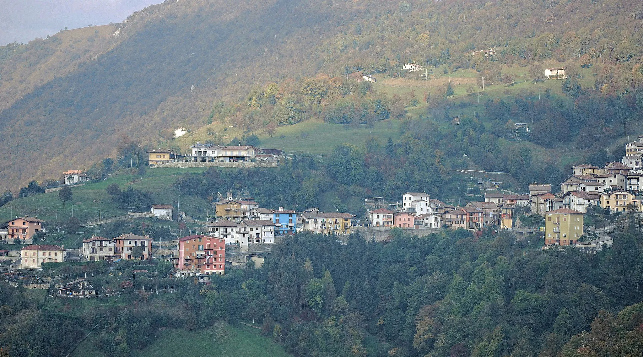 Photo showing: Panorama della frazione Dosso-ville di Marmentino (BS).